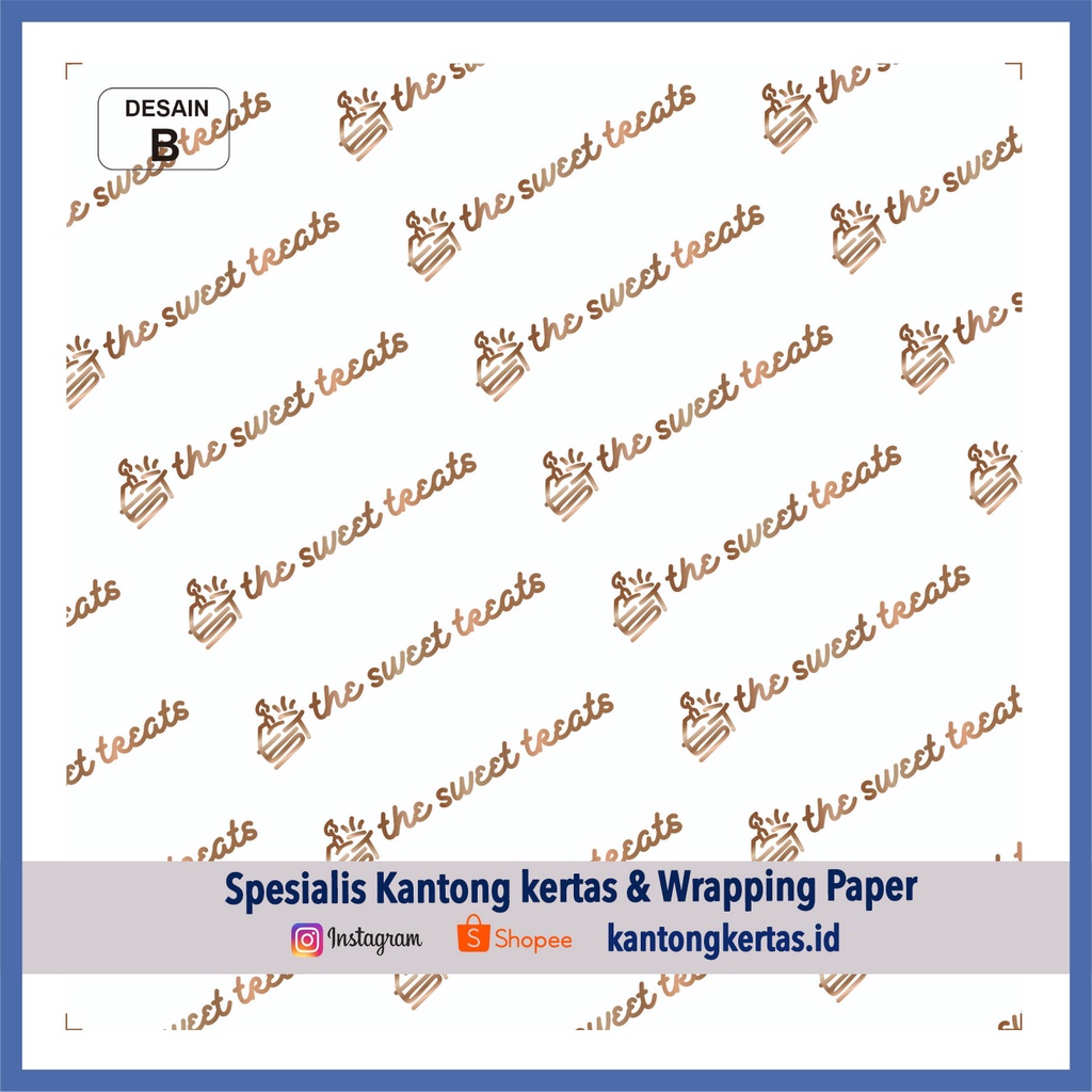 

Wrapping Paper Kertas Pembungkus Pelapis Foodgarde 18x18cm