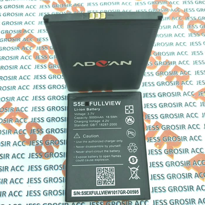 Baterai Battery Batre Double Power ADVAN S5E FULL VIEW 4G LTE 5 Inchi