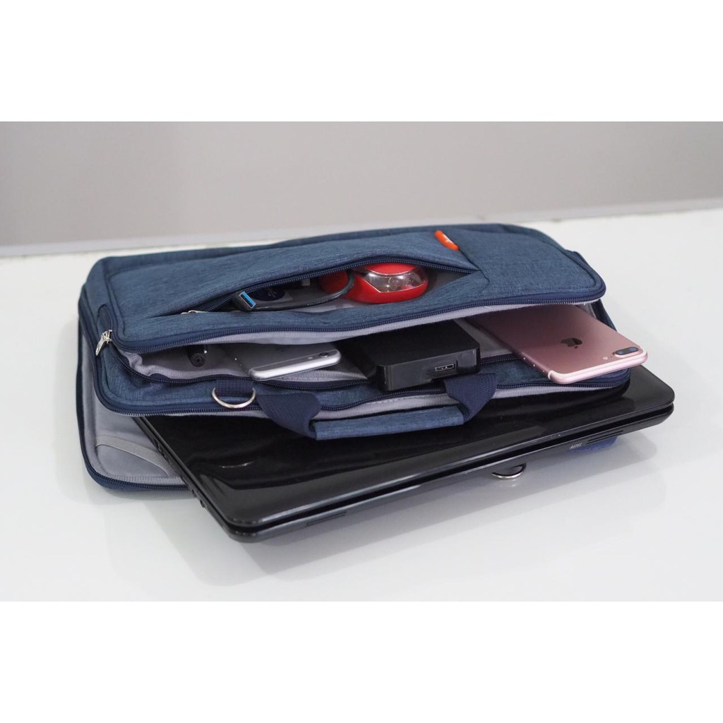 Tas Laptop /case laptop Selempang MOHAWK code XP01 size 13, 14, 15 inch resleting FULL dan resleting TIDAK FULL