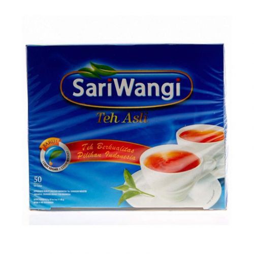 Sariwangi Teh Asli Teh Celup/ Teh Kantong Celup/ Sariwangi Teh Asli 1 Kotak 50 pcs