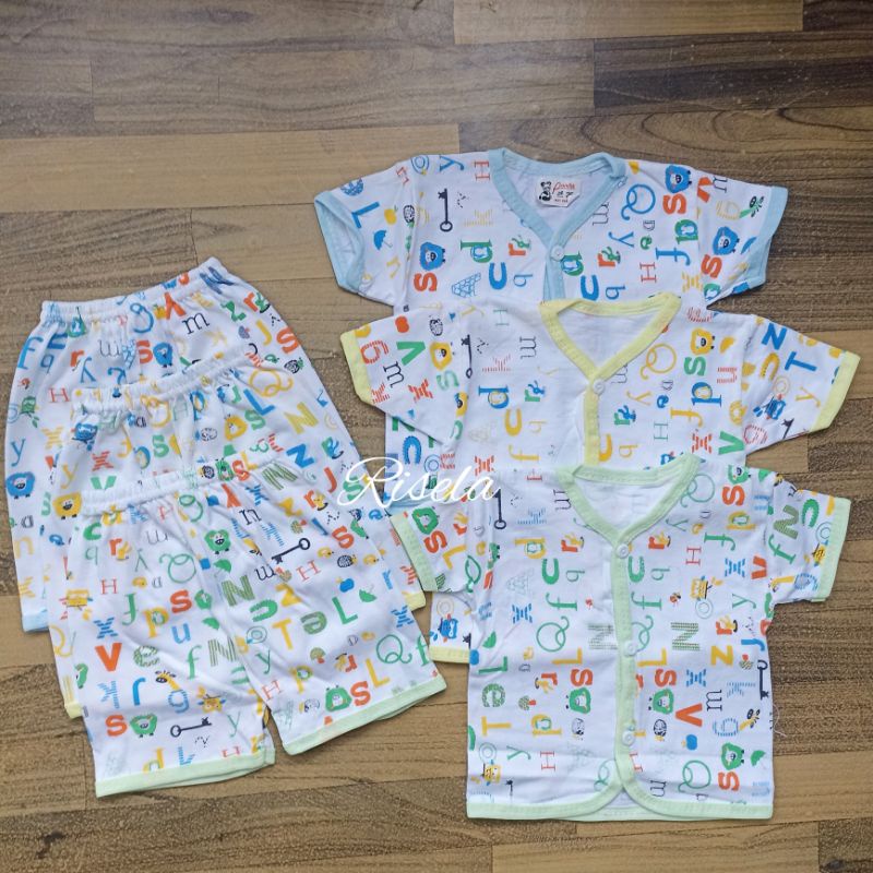 Stelan Bayi 6pcs/Baju Pendek Baju Panjang Baju Kutung