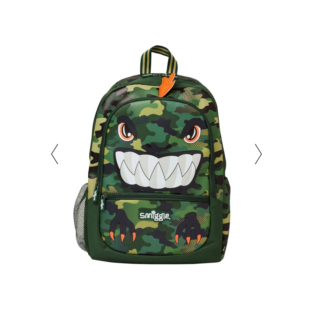 SMIGGLE BACKPACK BEST BUDZ ARMY MONSTER - TAS RANSEL SMIGGLE