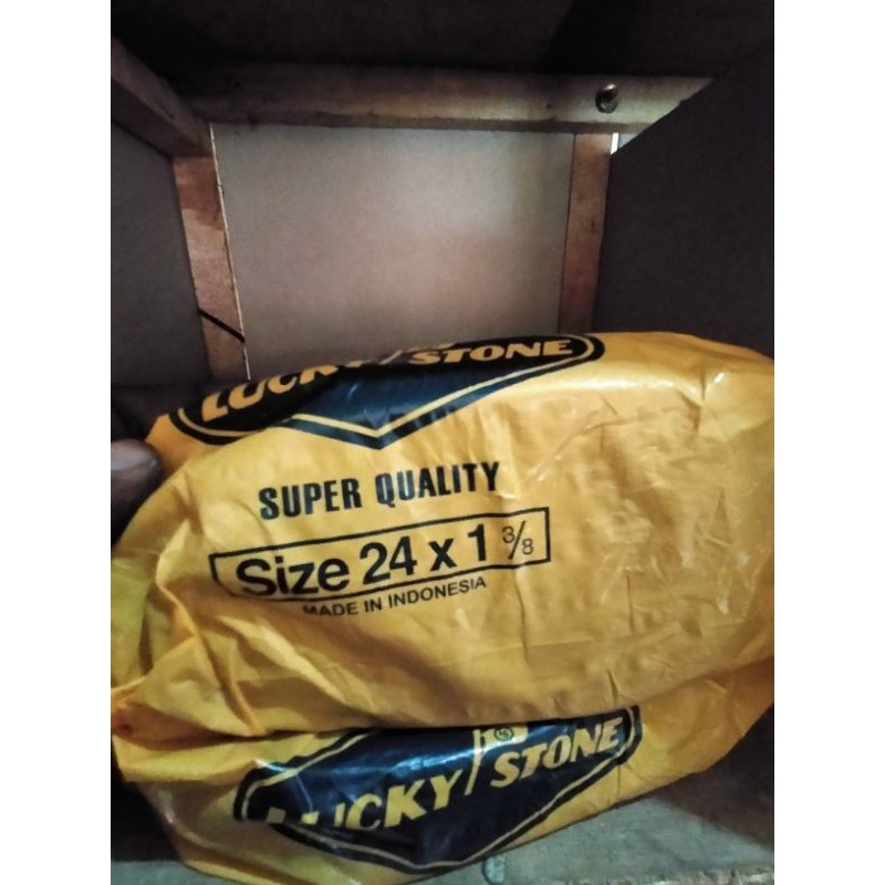 Ban dalam sepeda ukuran 24×1⅜ lucky stone