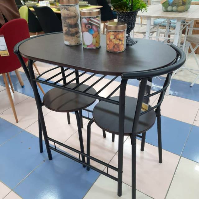 Meja makan minimalis 1 meja plus 2 kursj Shopee Indonesia Meja makan minimalis 1 meja plus 2 kursj Shopee Indonesia