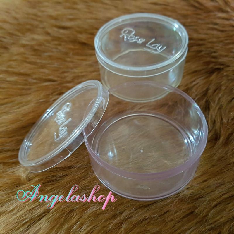 POT CREAM KEMASAN KOSMETIK / POT TEMPAT MURAH UKURAN BESAR ROSE LAY