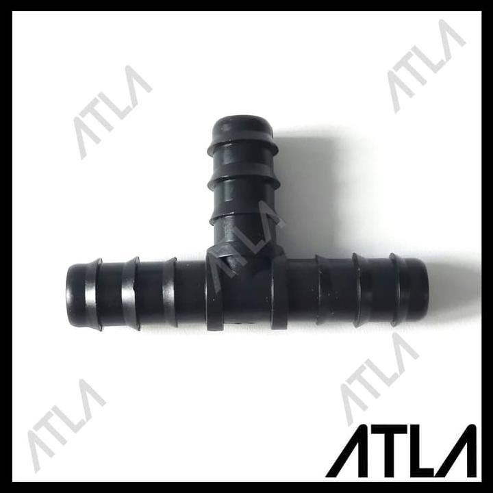 Kualitas Terbaik Konektor Nepel Tee T 16Mm 5/8" Pipa Connector Irigasi Tetes Ics006