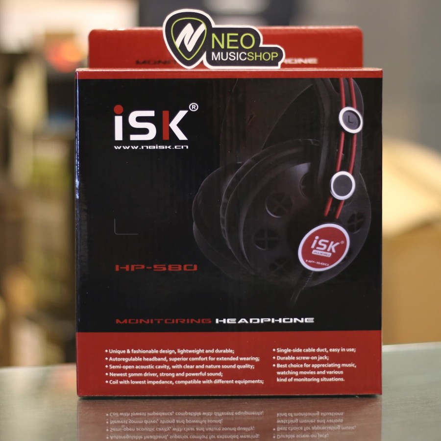 Headphone ISK580 Studio Monitor Headphone