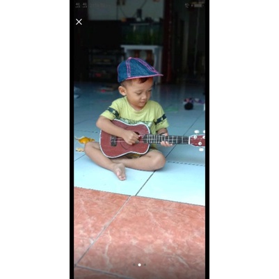 gitar smile mini mainan anak