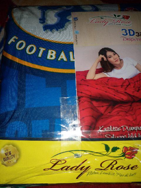 Sprei Ledyrose Edisi Bola Ukuran 180x200