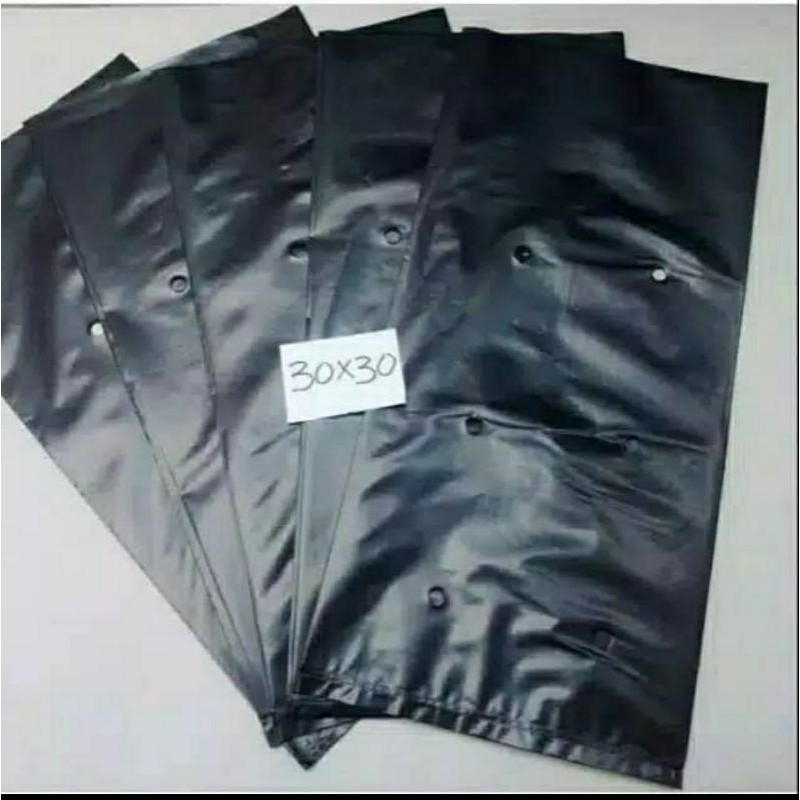 Polybag 30cm x 30cm/15cm - Polibag / Pot Plastik / Pot Tanaman / Harga per pcs