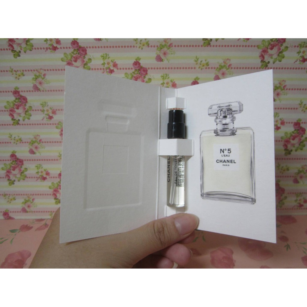 *NEW ORIGINAL SAMPLE VIAL PARFUM CHANEL NO. 5 L'EAU EDT 2ml SPRAY