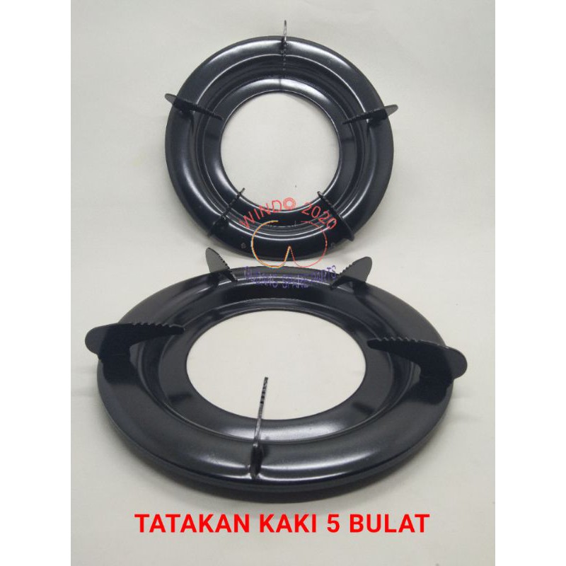 TATAKAN KOMPOR GAS RINNAI KAKI 5 BULAT | DUDUKAN / NAMPAN TEBAL RI 522C, RI 522 CE, RI 522 E, RI 602