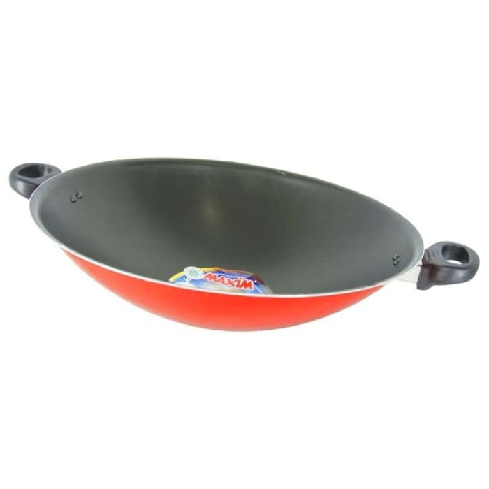 Maxim VAL30WOK Wajan Penggorengan Valentino Wok 30 cm Fry pan