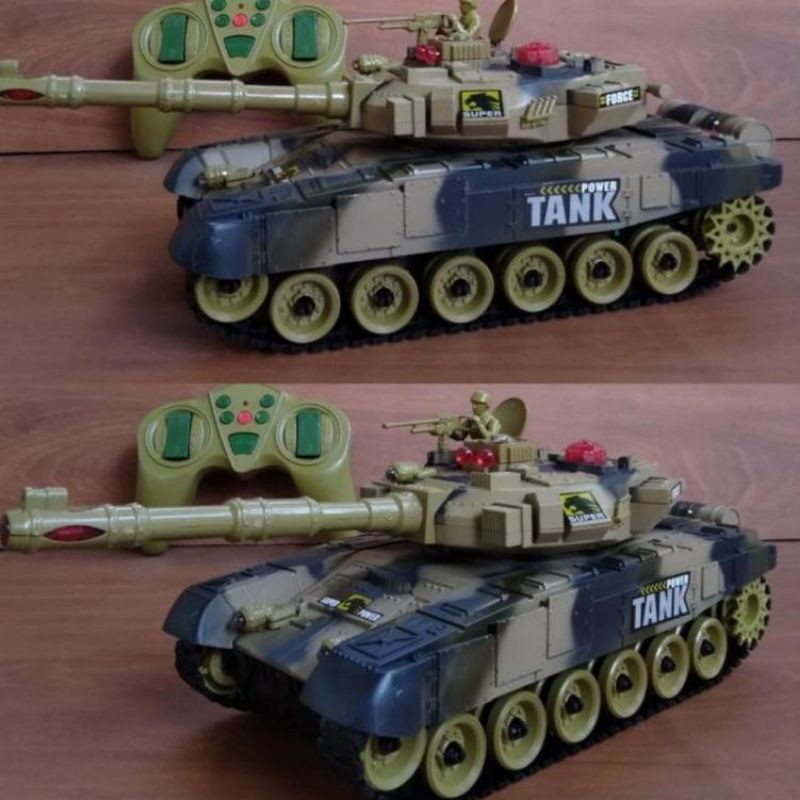 Mainan RC Mobil Tank Remote Control WAR TANK 1:16 Scale / Mainan Mobil Tank Besar