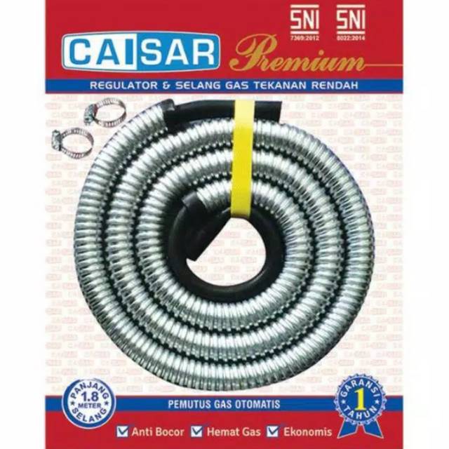 Selang Fleksibel Caisar / welhome Selang Gas Welhome / Caisar Premium 1.8 Meter