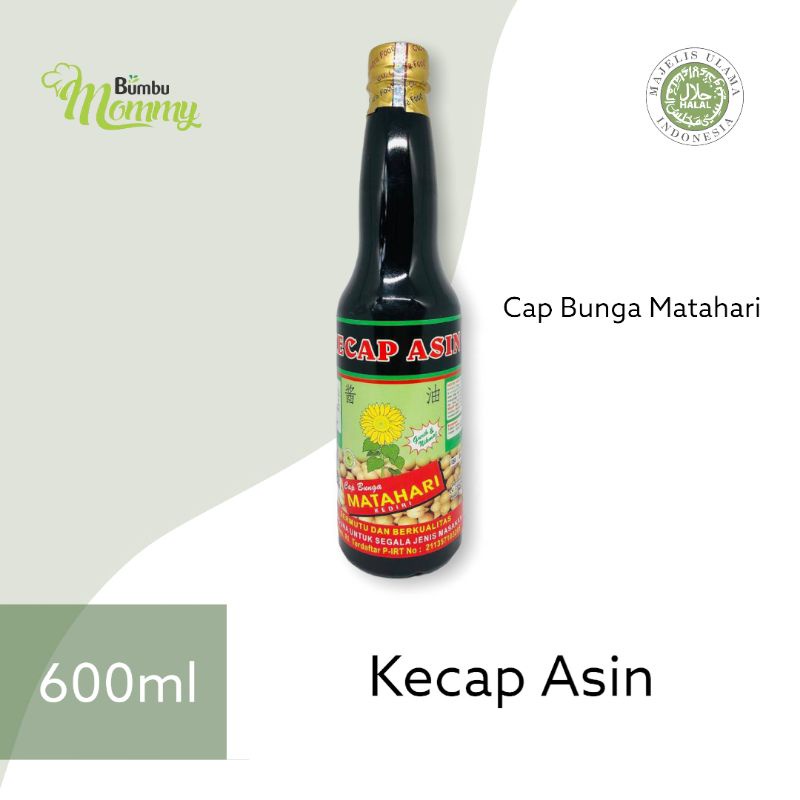 

Kecap Asin | Cap Bunga Matahari HALAL | Ukuran 600ml