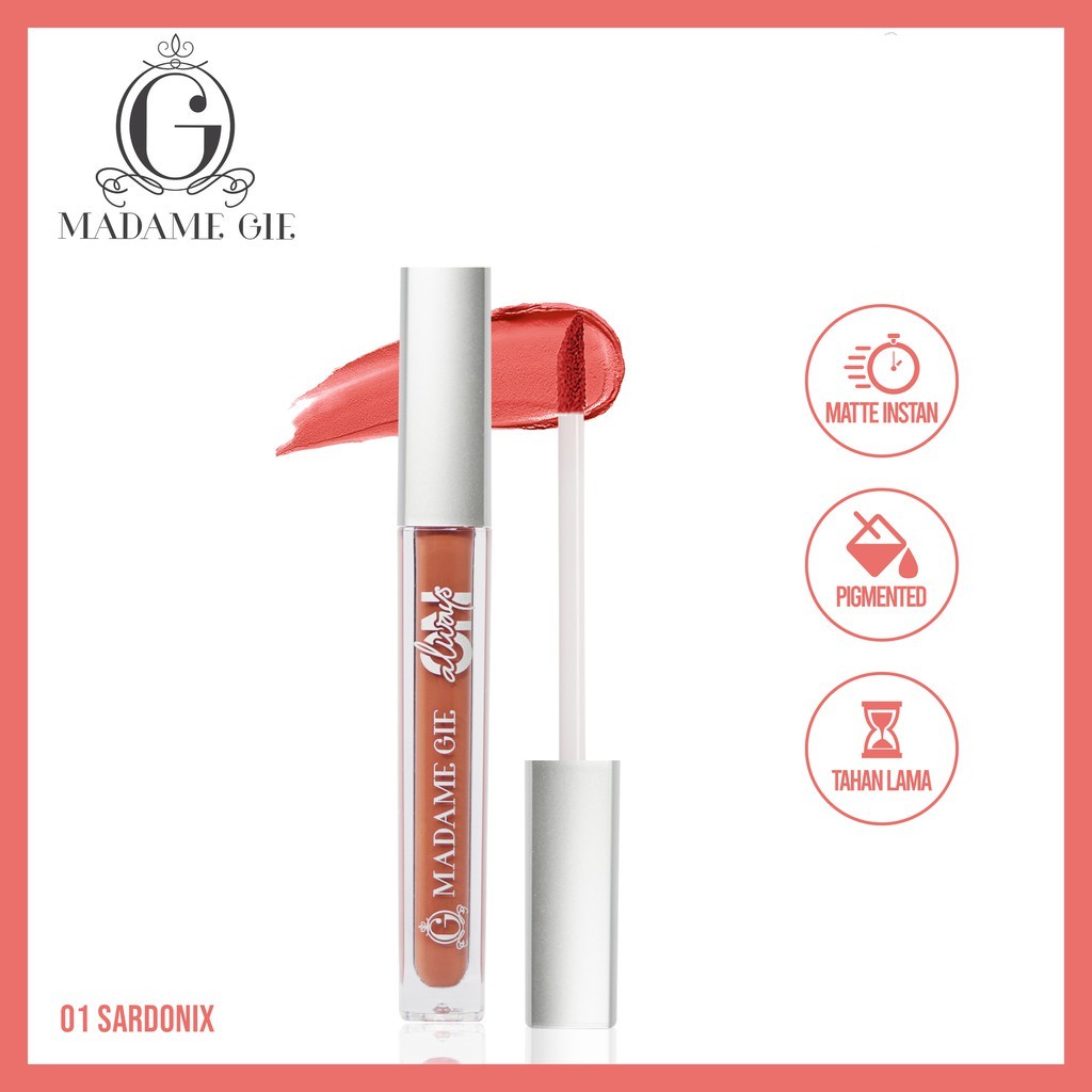 ⭐️ Beauty Expert ⭐️ Madame Gie Always On Lip Cream - MakeUp Lip Cream Lipstik