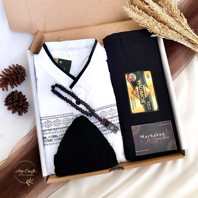 SET IBADAH PRIA / PAKET ALAT SHOLAT PRIA / PRAYERS SET / HAMPERS LEBARAN / GIFTBOX LEBARAN