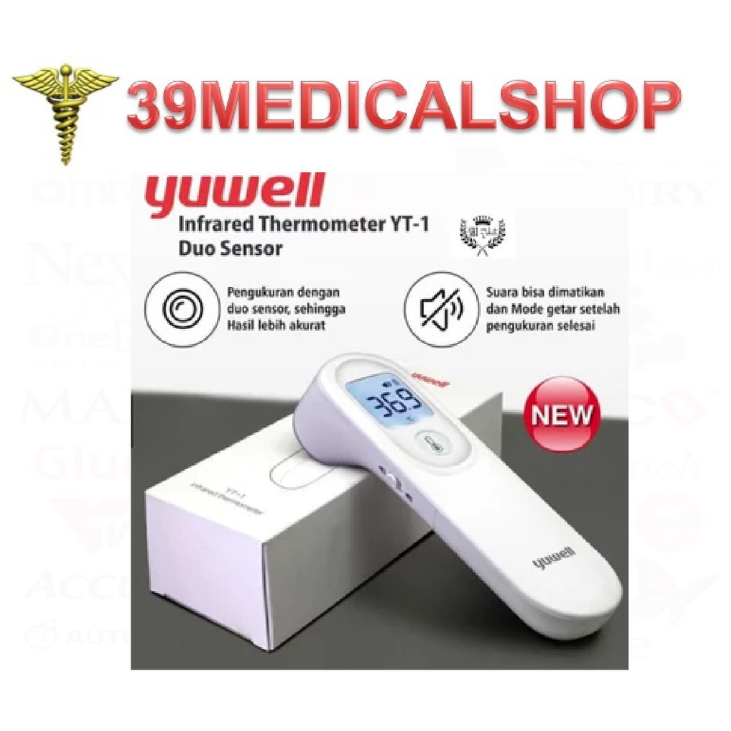 TERMOMETER INFRARED YUWELL YT-1 DUO SENSOR-GARANSI 2 TAHUN !!