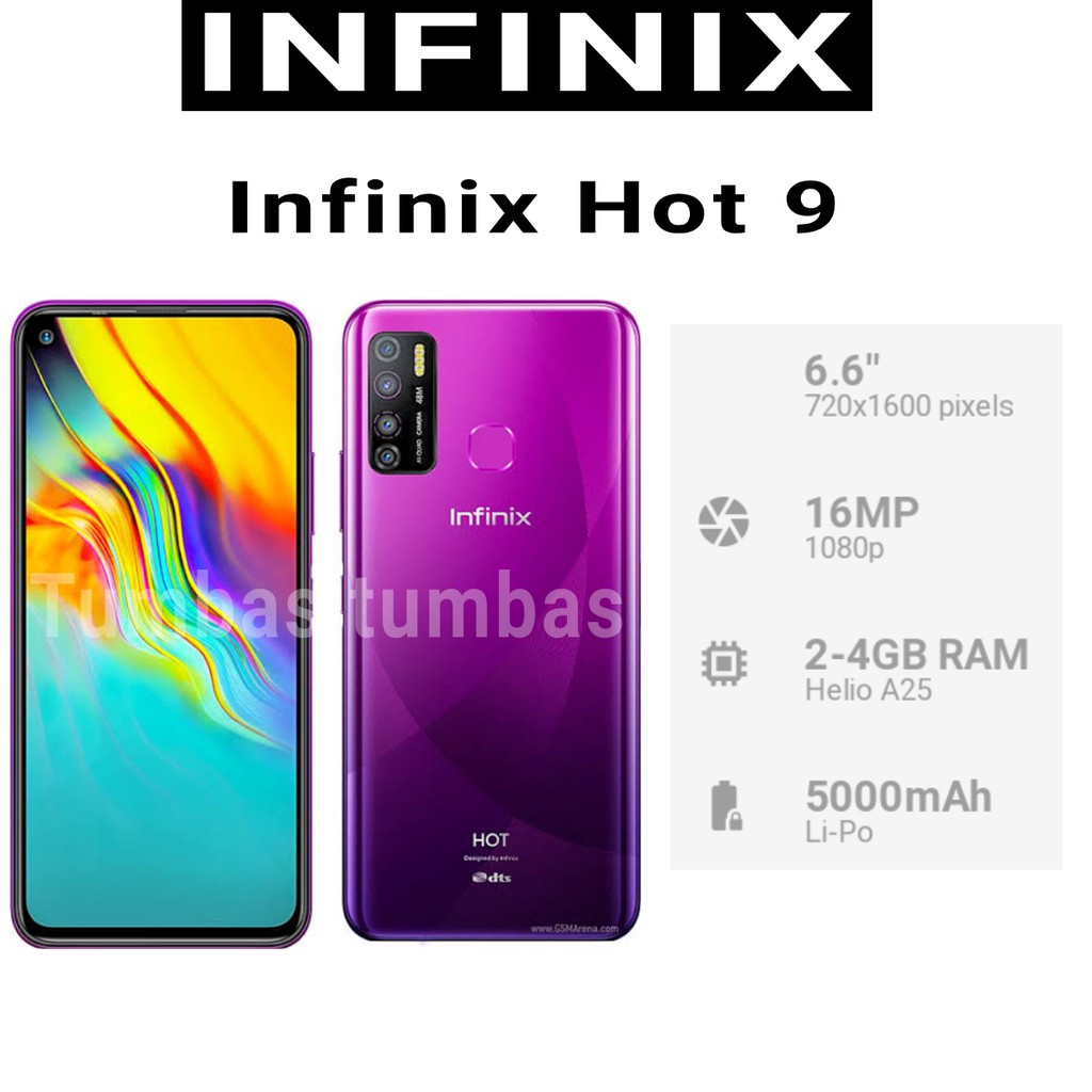 Infinix Hot 9 RAM 4/128GB Garansi resmi / infinix hot 9/hp infinix/hot 9