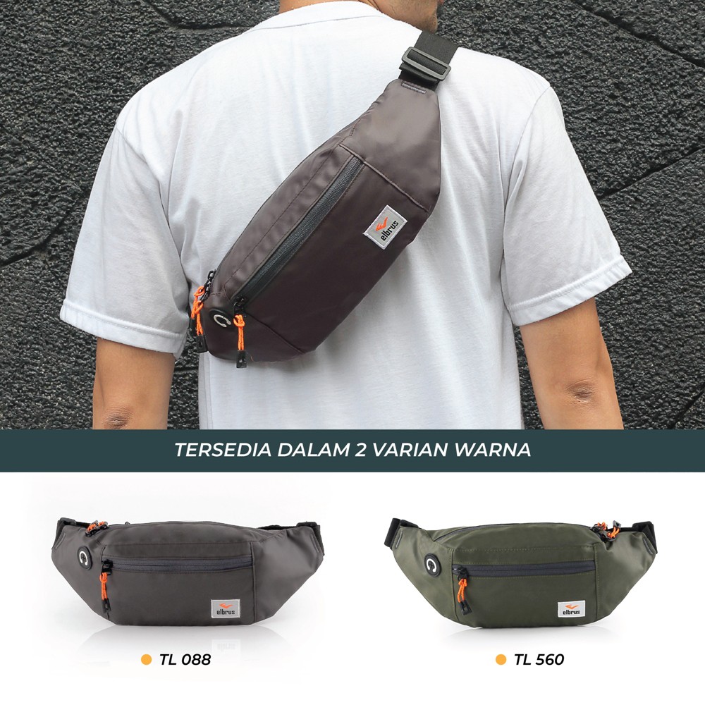 Tas Sling Bag Pria High Quality Produk Ori Tali kuat Bahan tebal Realpic Harga Murah OTV 088