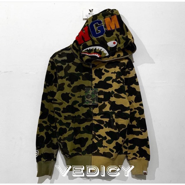 a bathing ape camo hoodie