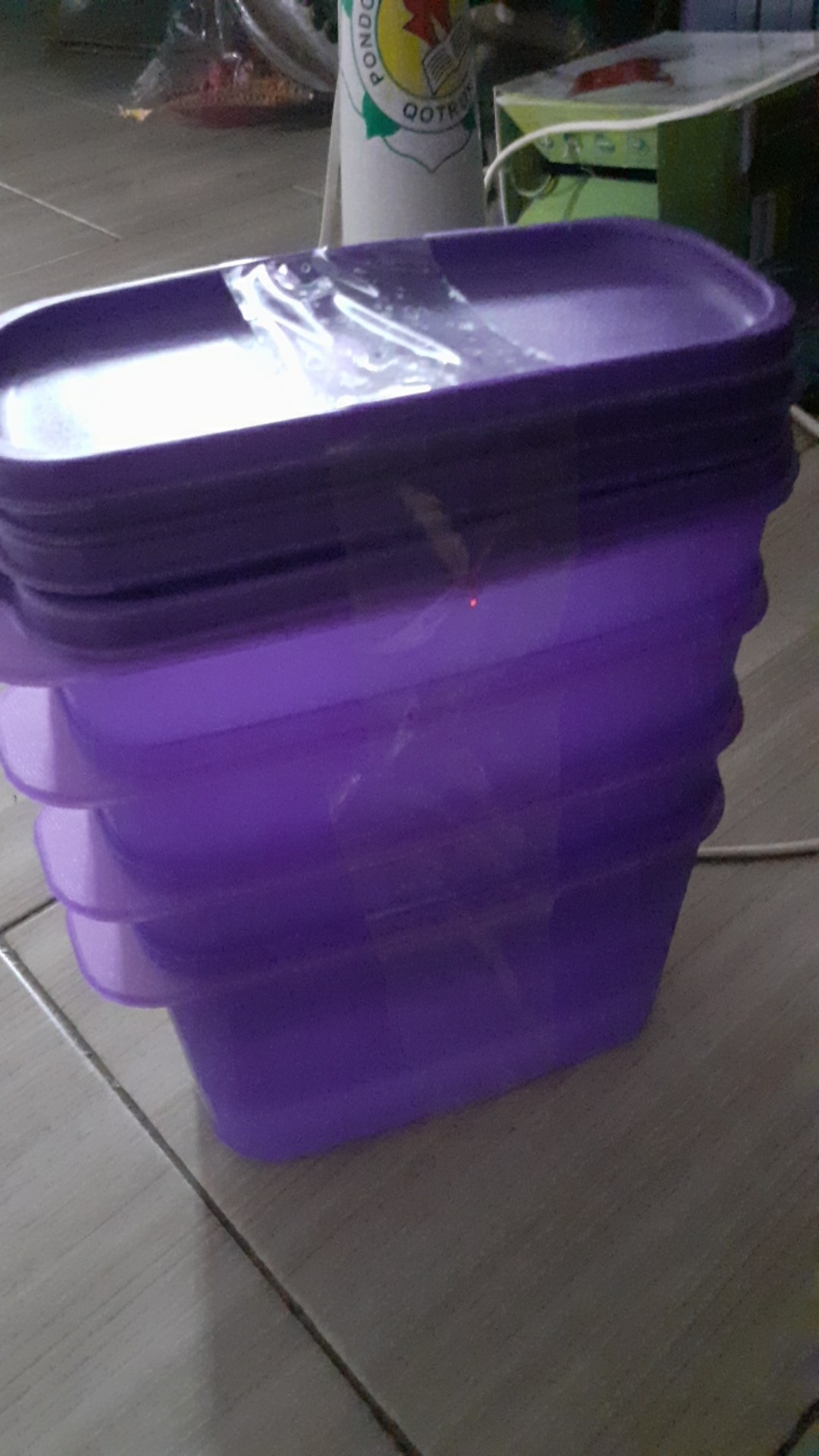Tamika Jr Storage Purple Set Of 4 Pcs / Toples Kerupuk/ Toples Plastik/ Toples Makanan