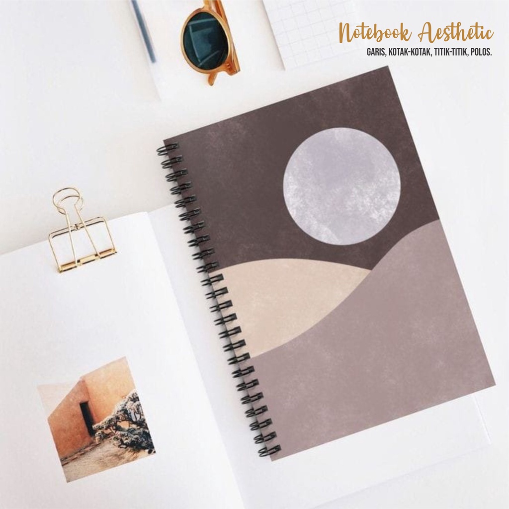 

Notebook Aesthetic | Ready Cover | A5 | 100 Page