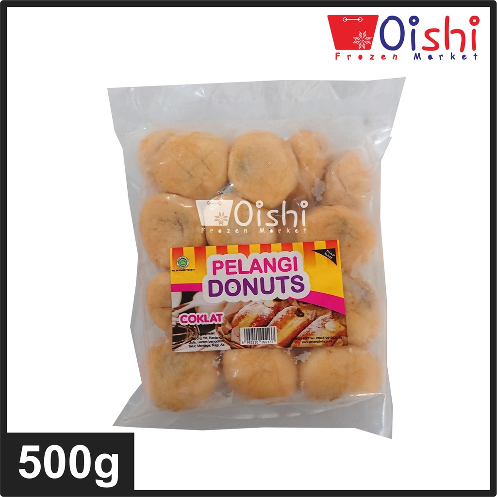 

Pelangi Donuts (Donat Kentang) Mini Isi Cokelat 500g