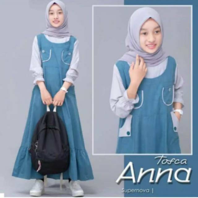 GAMIS ANNA PEREMPUAN|GAMIS ANAK REMAJA|BAJU GAMIS ANAK REMAJA|GAMIS REMAJA KEKINIAN