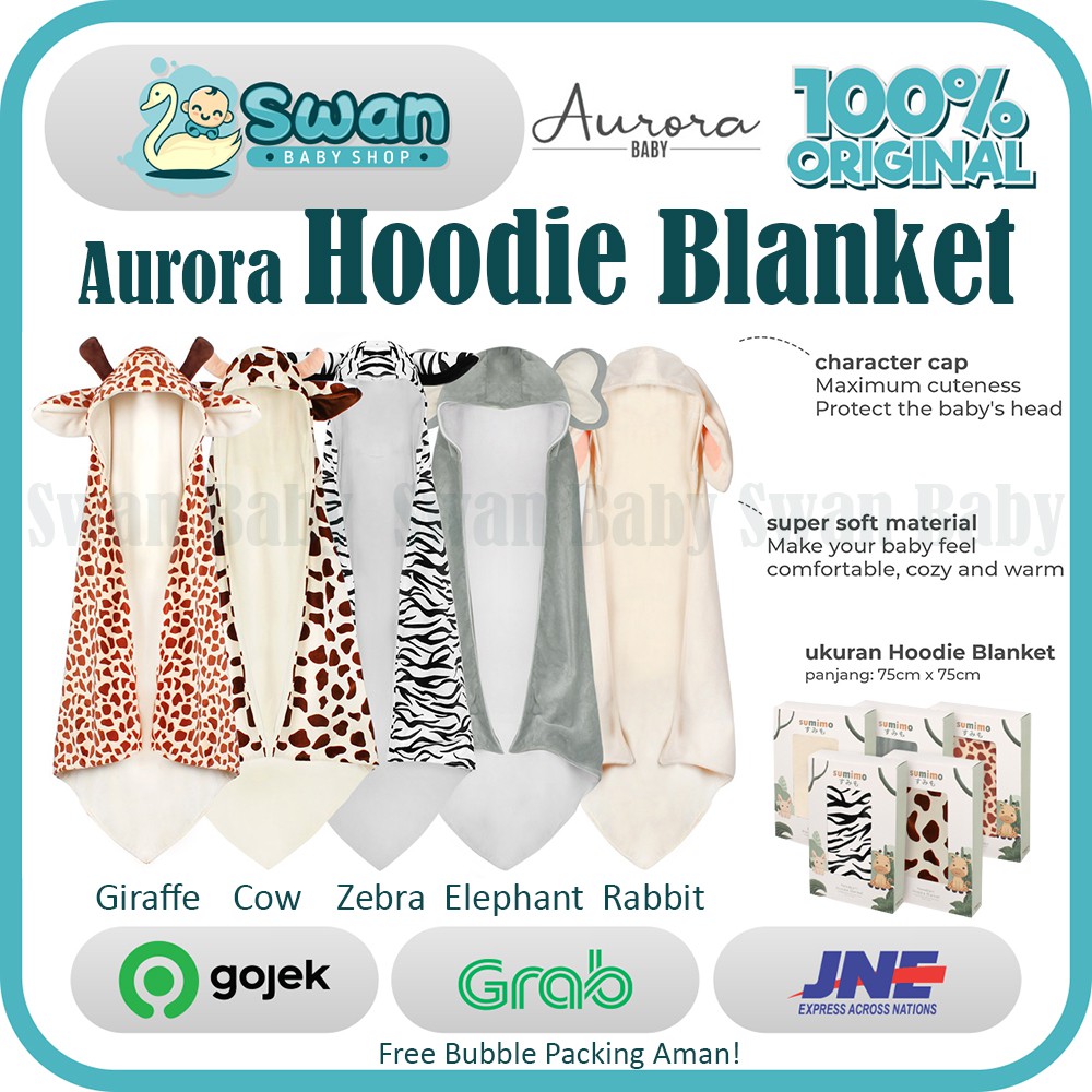 Aurora Hoodie Blanket / Selimut Topi