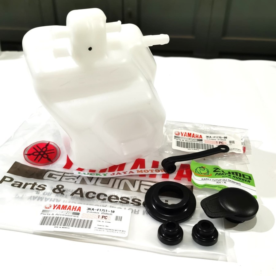 Tabung tangki tank oil wadah oli samping plus karet Rx king Rxking