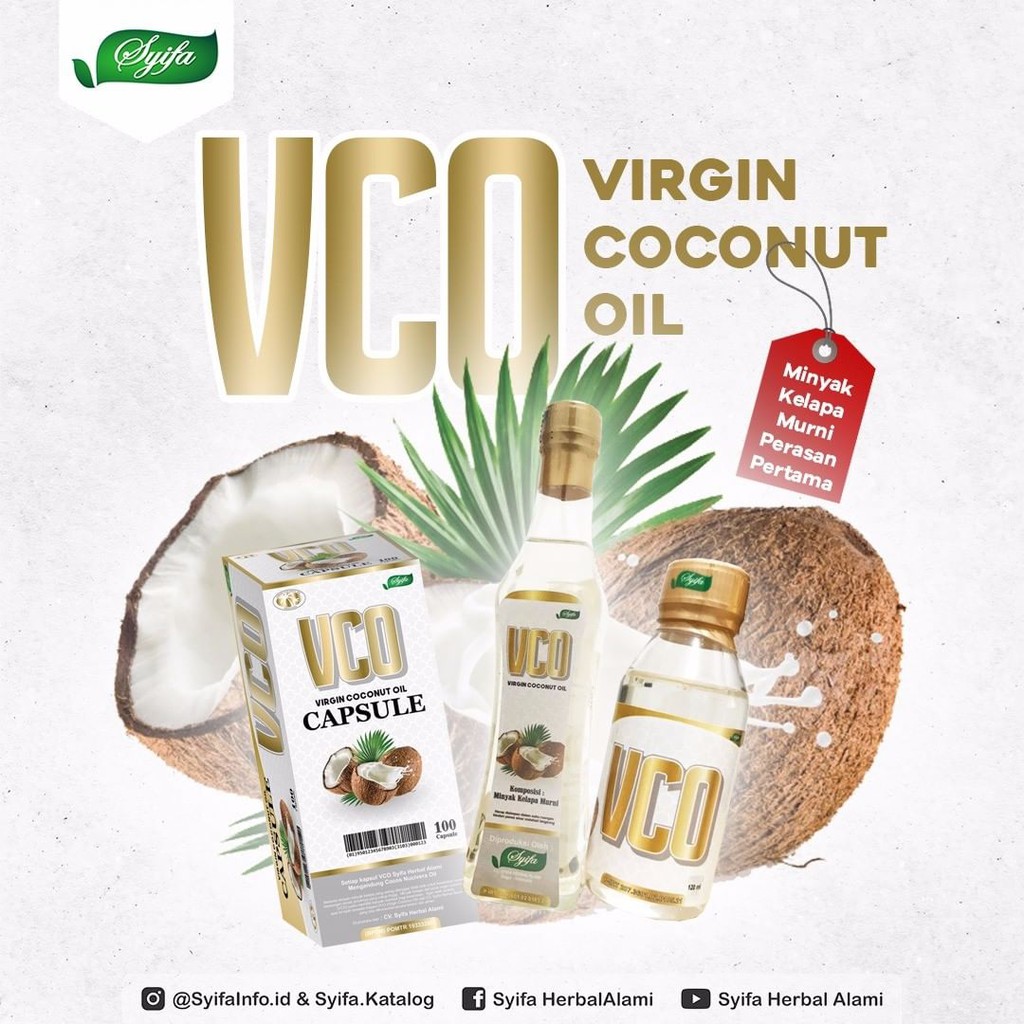 

VCO 120 ML | Shafa Marwa Virgin Coconut oil Shafa 120ML | VCO - Shafa Marwa