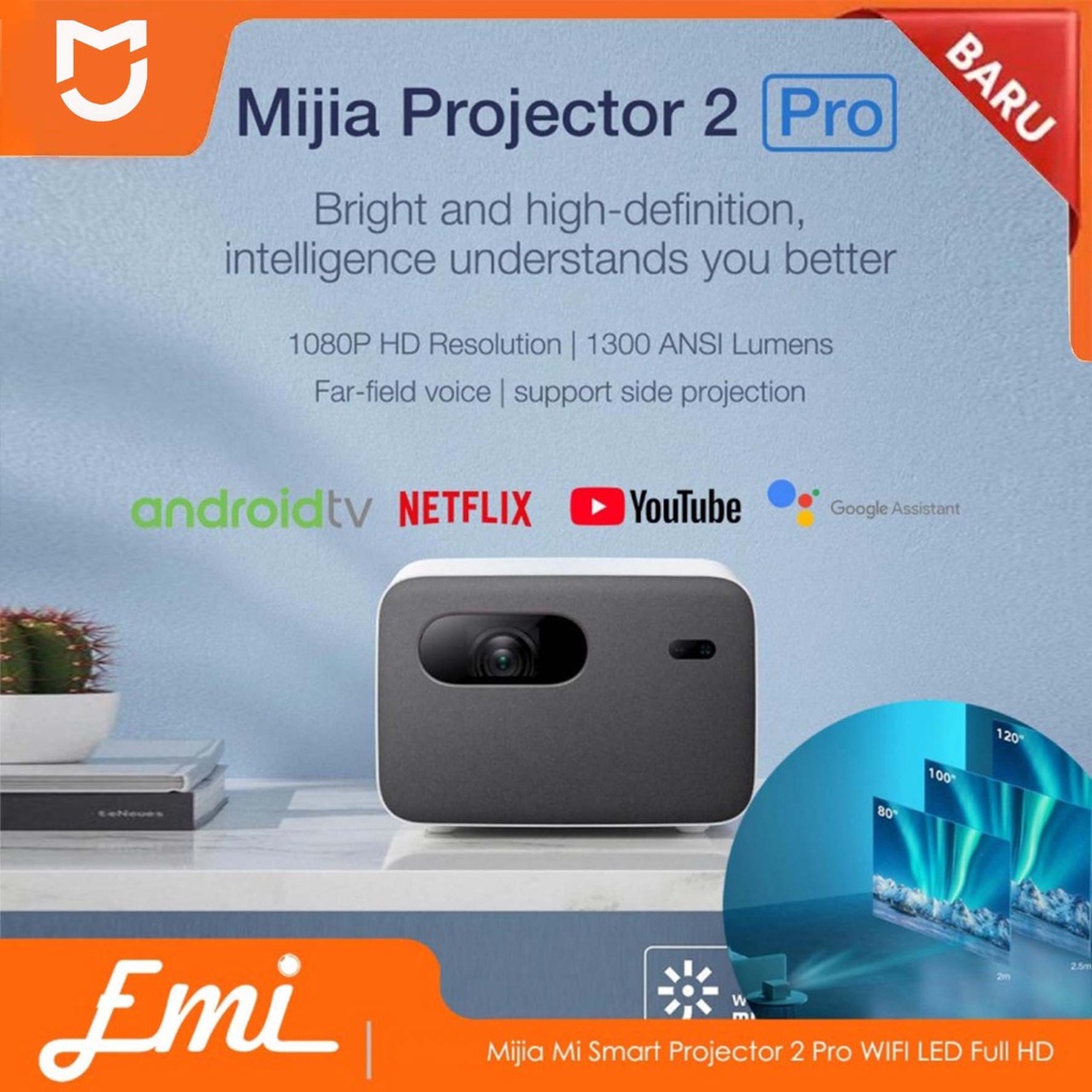 Mijia Mi Smart Projector 2 Pro WIFI LED Full HD