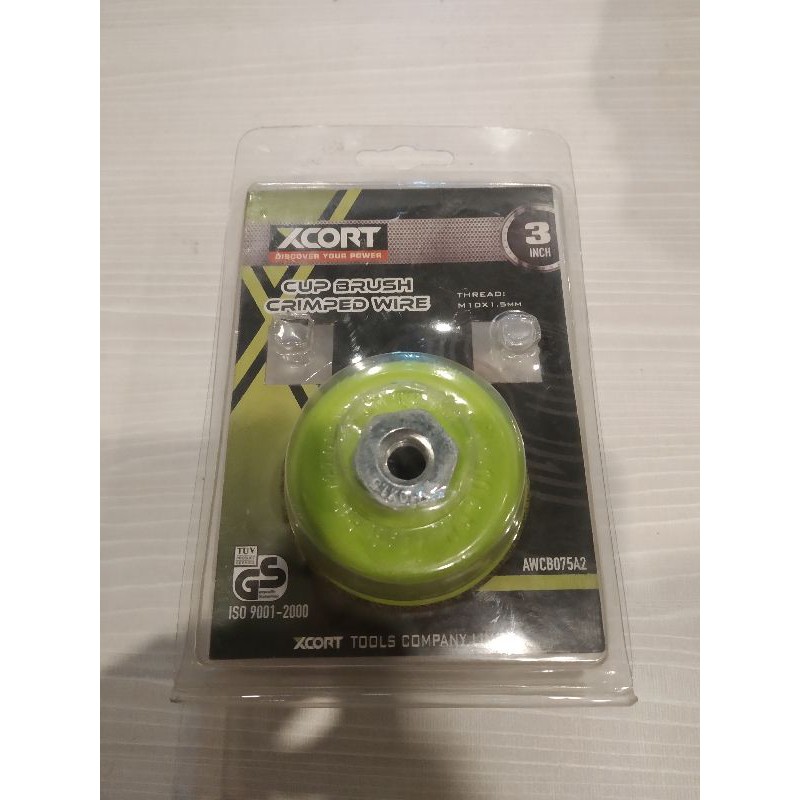 Sikat Kawat Mangkuk / Cup Brush Crimped Wire Xcort 3"
