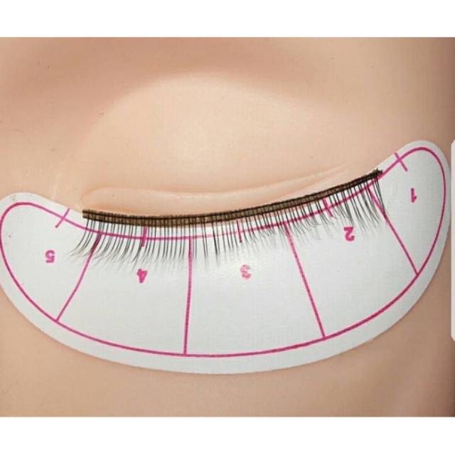 Papper patch / Penggaris Eyepatch Beauty Eyelash Sticker Extension Sheet Lembar Bulu Mata Sambung / label for eyelash extension murah