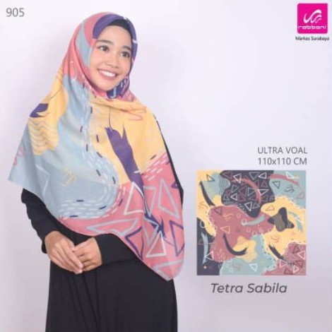 Rabbani - Kerudung Segi Empat Tetra Sabila