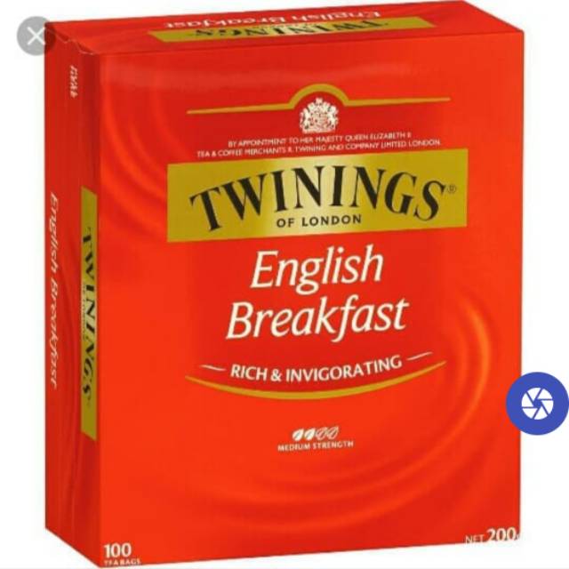 

Twinings tea English breakfast 100pcs