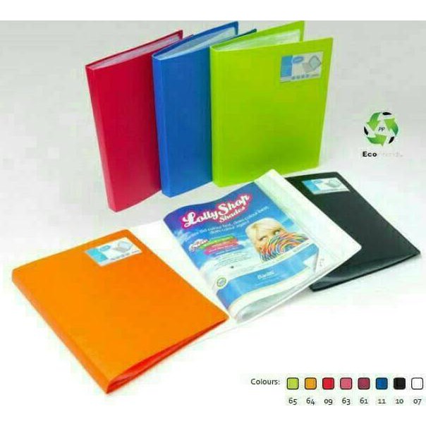 

CLEAR HOLDER/DISPLAY BOOK A4 60 POCKET BANTEX PALING MURAH