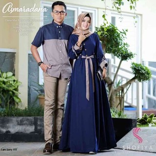 Free Ongkir Baju  Gamis  couple  ASMARADANA Gamis  Couple  