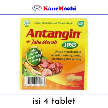 

Antangin + Jahe Merah JRG isi 4 tablet 650 mg