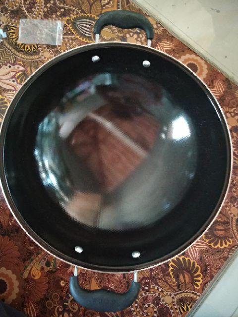 Wajan Cekung Enamel Hokky - 35 Cm