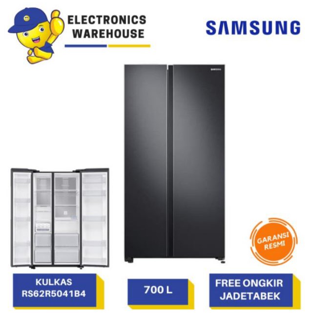 Jual Kulkas Samsung RS62R5041B4 Refrigerator Side by Side dengan All