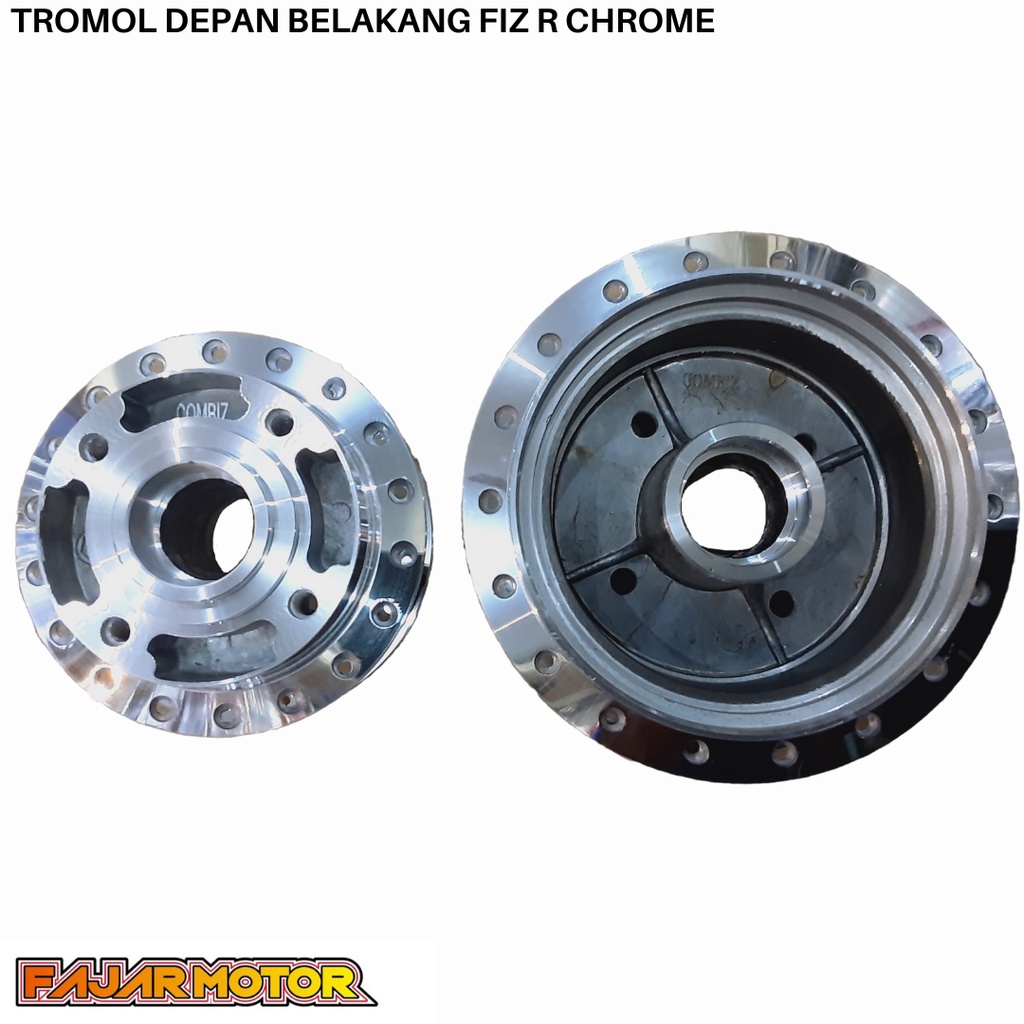 OBRAL TROMOL FIZ R DEPAN BELAKANG CHROME