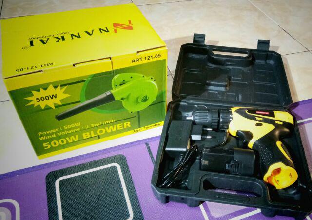 Kenmaster Modern Cordless 12v Mesin 10 Mm Bor Drill