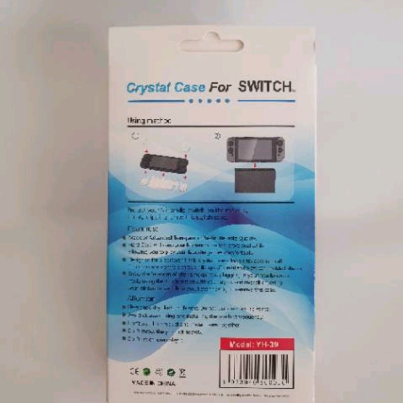 Crystal case mika nintendo swicth transparan casing nintendo switch kesing nintendo switch mika nintendo switch