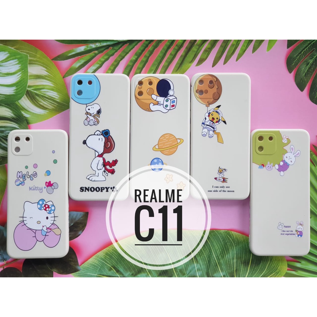 CASE MOTIF KARTUN/CASE WHITE REALME C11