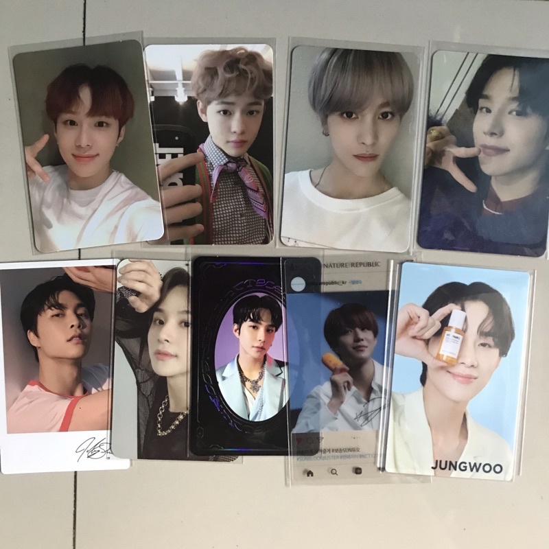 PC Photocard Jungwoo Chenle YangYang Johnny NCT Departure MFAL yearbok yb n ver natrep