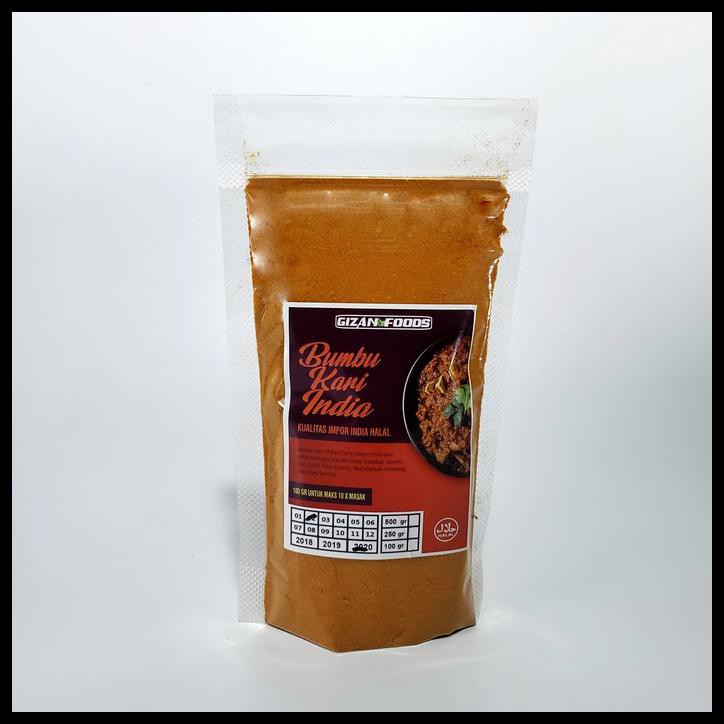 

Xc39 Bumbu Kari / Kare / Curry India Impor Halal Powder / Bubuk 100 Gr Qyjn