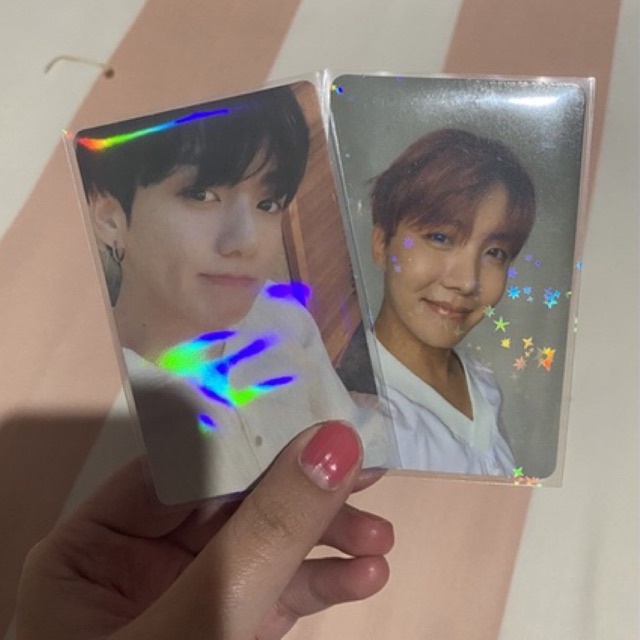 BTS PHOTOCARD OFFICIAL PERSONA ANSWER HER JUNGKOOK JIMIN JHOPE